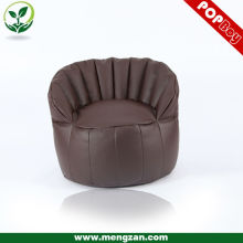 2013 novo design PU sofá beanbag de couro, cadeira de saco de feijão